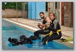 Corsi sub a Roma in piscina